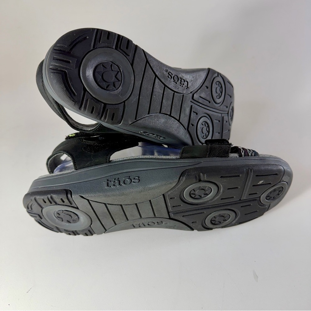 Taos Footwear Black and Gray Strappy Comfort Sandals - Picture 5 of 7